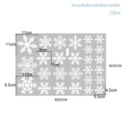 27 Snowflake Decals