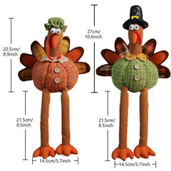 Thanksgiving Gnomes Turkey Decor