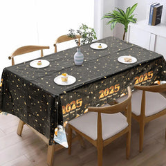 New Year Disposable Tablecloth