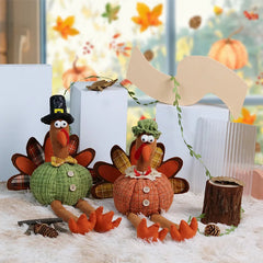 Thanksgiving Gnomes Turkey Decor