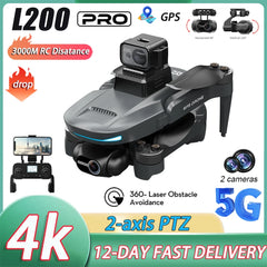 4K Professional 2-axis PTZ 360° Obstacle Drone