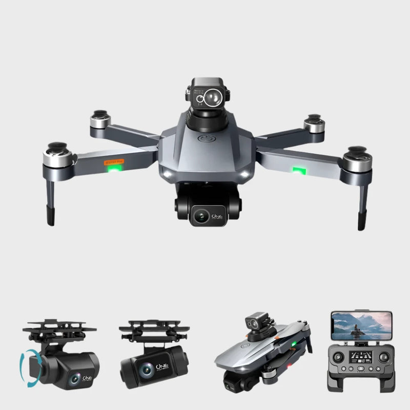 8K Camera with 2-Axis PTZ Gimbal Drone