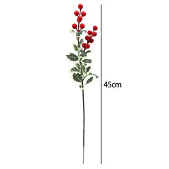 Artificial Christmas Red Berry Flowers