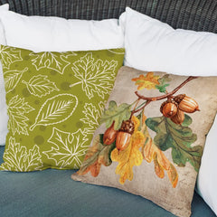 Autumn Maple Leaf Pillow Cover