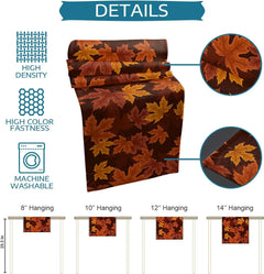 Fall Thanksgiving Maple Leaf Table Runner