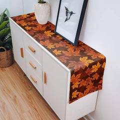 Fall Thanksgiving Maple Leaf Table Runner