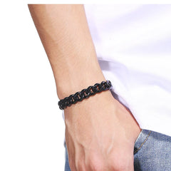 Stainless Steel Cuban Chain Bracelet