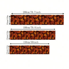 Fall Thanksgiving Maple Leaf Table Runner