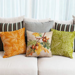 Autumn Maple Leaf Pillow Cover