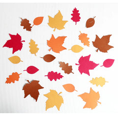 4M Fall Theme Autumn Leaves Garland