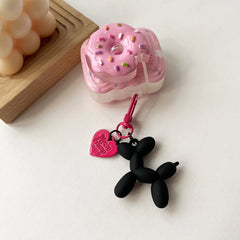 Cute Acrylic Cartoon Balloon Dog Keychain