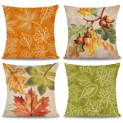 Autumn Maple Leaf Pillow Cover