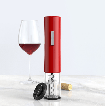 Automatic Wine Bottle Opener - The Outer Fringe The Outer Fringe The Outer Fringe Automatic Wine Bottle Opener 504194_IZBILQY Red Set