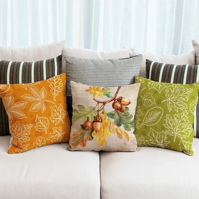 Autumn Maple Leaf Pillow Cover - The Outer Fringe The Outer Fringe The Outer Fringe Autumn Maple Leaf Pillow Cover 14:175#1pc - A;5:201298983#1pcs 450 450mm 1pc - A