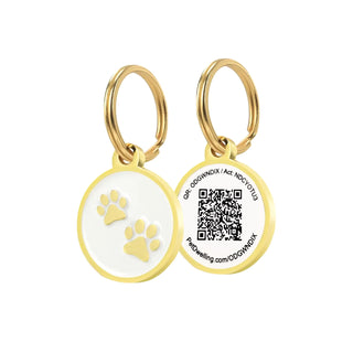 Pet Dwelling Gem Series QR Code Pet ID Tag for...