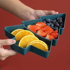 Christmas Tree Fruit Plate - The Outer Fringe The Outer Fringe The Outer Fringe Christmas Tree Fruit Plate 14:202422806#1 Dark Gray