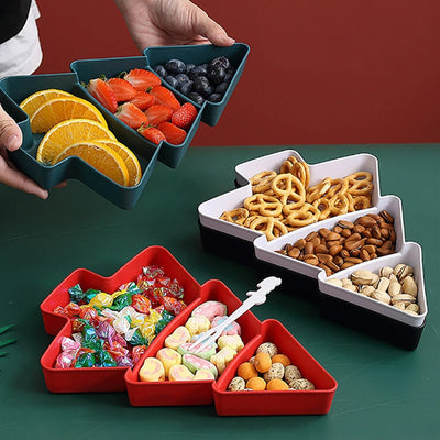 Christmas Tree Fruit Plate - The Outer Fringe The Outer Fringe The Outer Fringe Christmas Tree Fruit Plate 14:202422806#1 Dark Gray